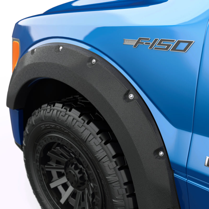 EGR 09-14 Ford F150 67in / 78.8in Bed Baseline Bolt-Style Fender Flares (Set of 4) - Textured Black BLF1025 BLF1025 Photo - Close Up