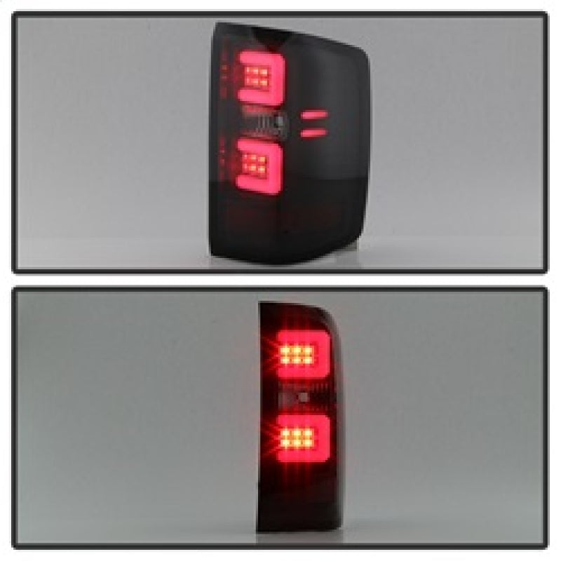 Spyder Chevy Silverado 16-17 Light Bar LED Tail Lights - Black Smoke ALT-YD-CS16-LED-BSM 5083739 5083739 Photo - Unmounted