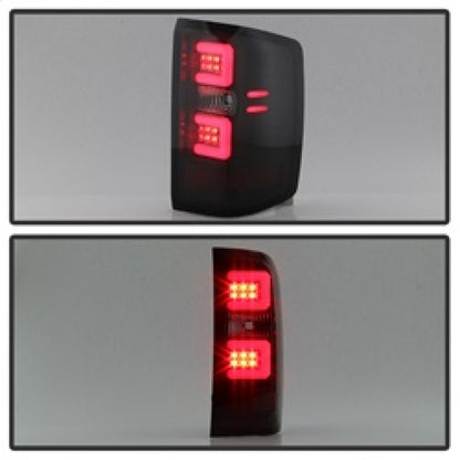 Spyder Chevy Silverado 16-17 Light Bar LED Tail Lights - Black Smoke ALT-YD-CS16-LED-BSM 5083739 5083739 Photo - Unmounted