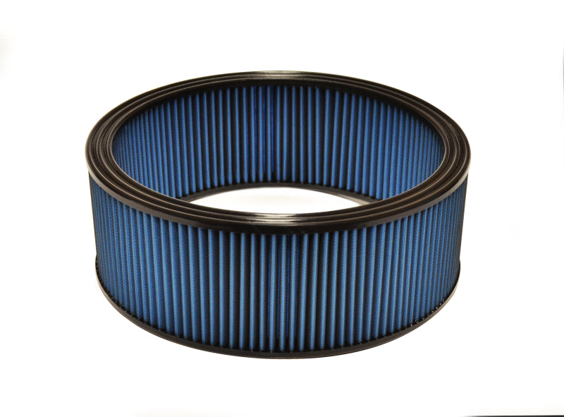 Injen NanoWeb Dry Air Filter 14in Round x 5in Tall - 1in Pleats X-1092-BB X-1092-BB Photo - Primary