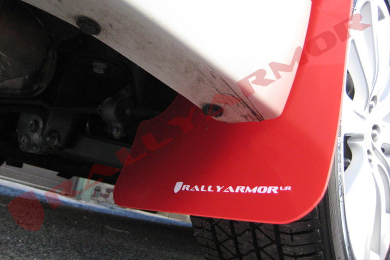Rally Armor 08-11 2.5i & 08-10 WRX Red Mud flap White logo MF6-UR-RD/WH User 1