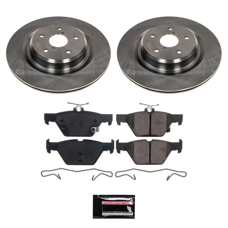 PowerStop Power Stop 19-20 Subaru Ascent Rear Semi-Coated Rotor Kit SC8493 SC8493 Photo - Primary