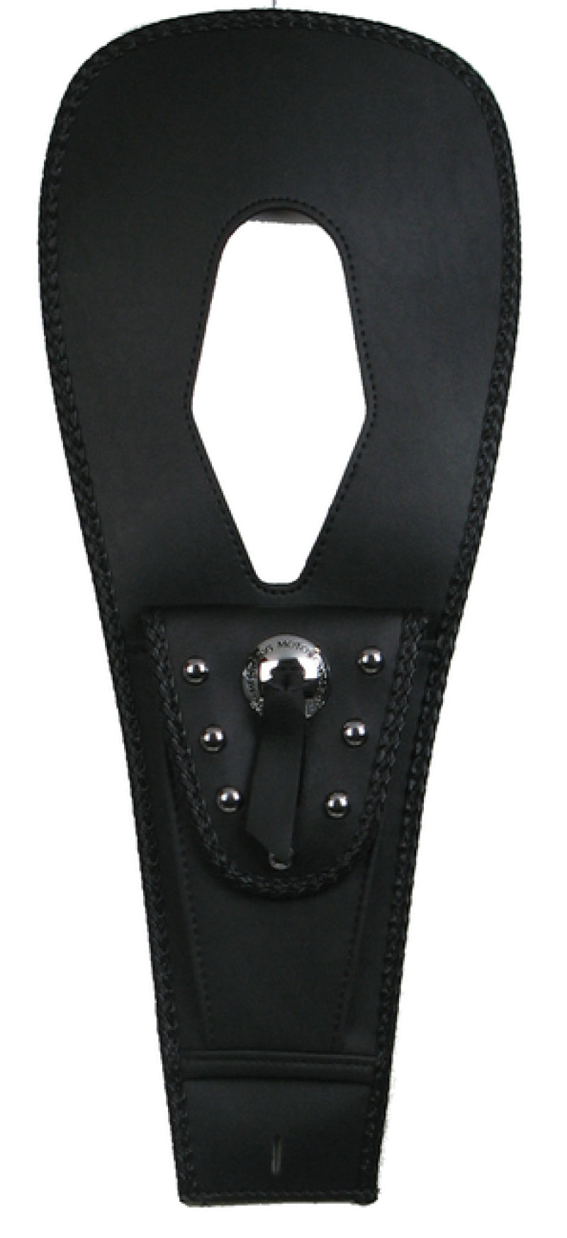 Mustang Motorcycle Mustang 04-09 Honda VTX1300C Cruiser, 03-09 Retro,03-07 S Tank Bib w/Studs - Black 93303 93303 Photo - Primary