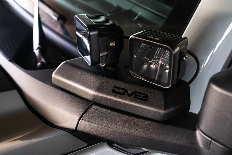 DV8 Offroad DV8 21-22 Ford Bronco A-Pillar Pod Light Mounts LBBR-02 LBBR-02 Photo - Mounted