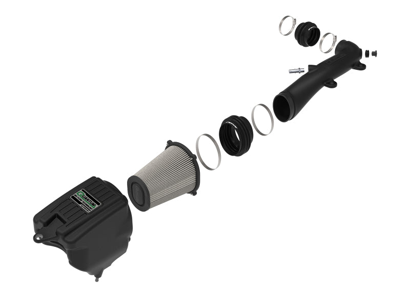 aFe Quantum Pro Dry S Cold Air Intake System 18-19 Jeep Wrangler (JL) V6-3.6L 53-10017D 53-10017D Photo - Unmounted