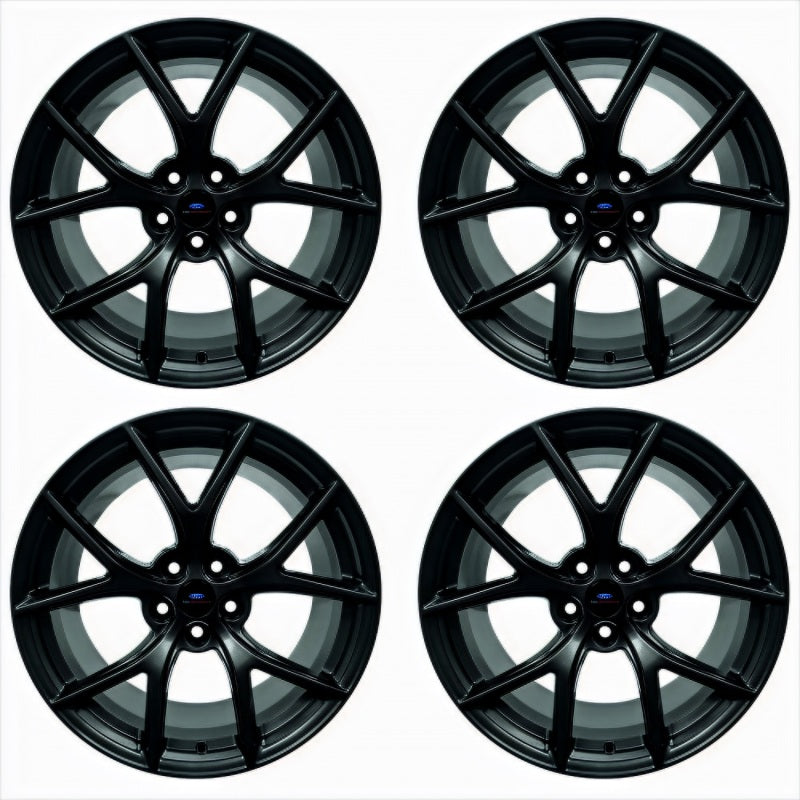 Ford Racing 15-20 Mustang19x10.5in & 19x11in Wheel Kit w/TPMS - Matte Black M-1007K-DC19XMB M-1007K-DC19XMB Photo - Primary