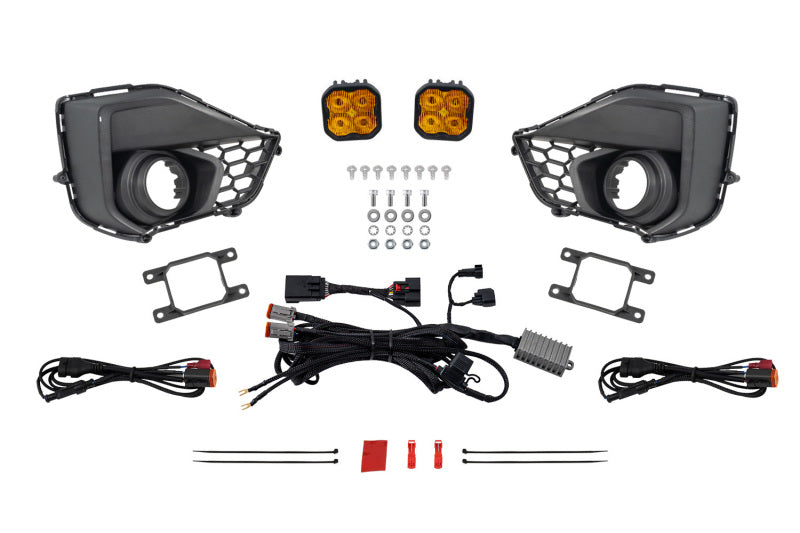 Diode Dynamics 2031 Ford Mustang GT SS3 Add-On Fog Lamp Kit Yellow Max DD7975 DD7975 Photo - Primary