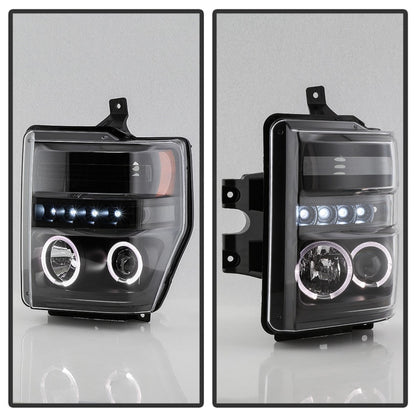 Spyder Signature Ford F250/350/450 Super Duty 08-10 Projector Headlights (PRO-YD-FS08-HL-BKV2) 5086006 5086006 Photo - Unmounted