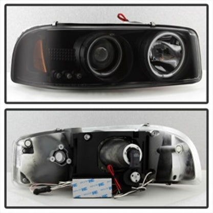Spyder GMC Sierra 1500/2500 99-06 Projector Headlights CCFL Halo LED Blk Smke PRO-YD-CDE00-CCFL-BSM 5078704 5078704 Photo - Unmounted