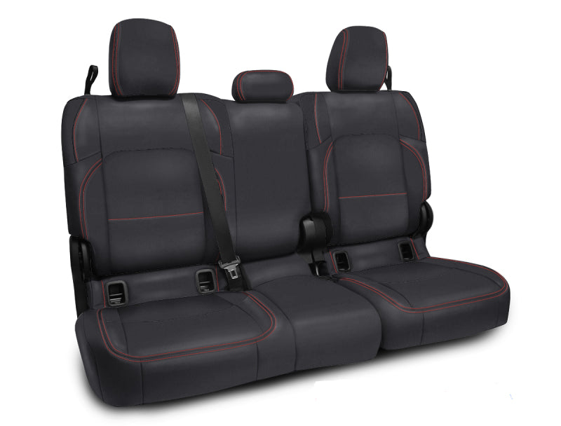 PRP Seats PRP 2020+ Jeep Gladiator JT Rear Bench Cover for with Cloth Interior - Black with Red Stitching B055-01 B055-01 Photo - Primary
