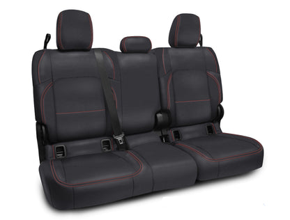 PRP Seats PRP 2020+ Jeep Gladiator JT Rear Bench Cover for with Cloth Interior - Black with Red Stitching B055-01 B055-01 Photo - Primary