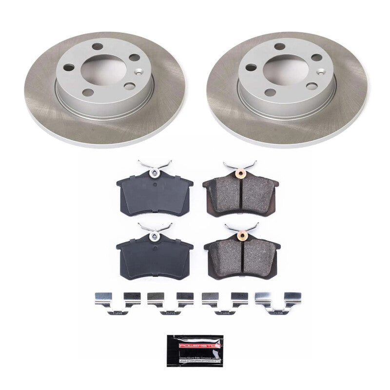 PowerStop Power Stop 98-05 Volkswagen Jetta Rear Semi-Coated Rotor Kit SC847 SC847 Photo - Primary