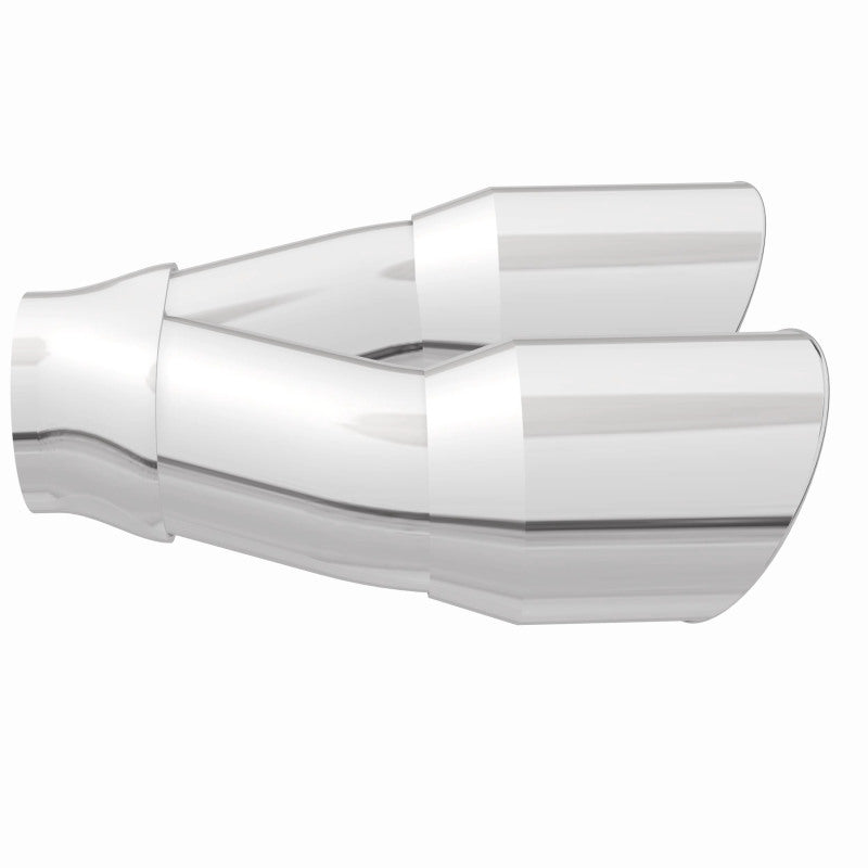 Magnaflow Double Wall 3in Dual Round Polished Tip 2.25in Inlet 35226 35226 360 Degree Image Set