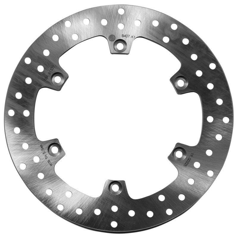 Brembo OE 17-21 Moto-Guzzi Audace Carbon 1400cc 282x6mm Brake Disc - Rear Fixed 68B407K1 68B407K1 User 1