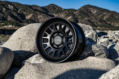 ICON Anza 17x8.5 6x120 0mm Offset 4.75in BS 67mm Hub Bore Satin Black Wheel 8217859447SB 8217859447SB Photo - lifestyle view