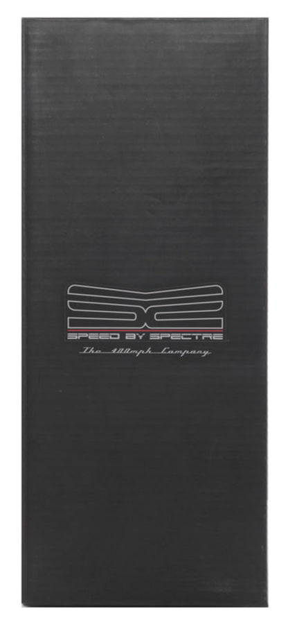 Spectre Air Duct Hose Kit 4in. OD (41in. Ducting / 2 Threaded PVC Couplers) - Black 9751 9751 Photo - in package