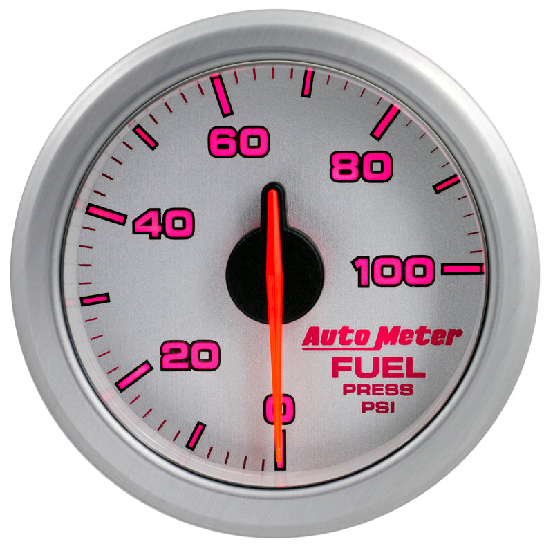 Autometer 2-1/16" Fuel Press, 0-100 Psi, Airdrive, Silver 9171-UL User 7