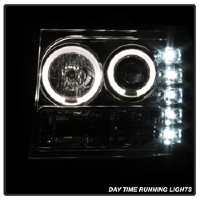 Spyder GMC Sierra 1500/2500/3500 07-13 Projector Headlights LED Halo- LED Chrome PRO-YD-GS07-HL-C 5010612 5010612 Photo - Unmounted