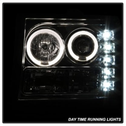 Spyder GMC Sierra 1500/2500/3500 07-13 Projector Headlights LED Halo- LED Chrome PRO-YD-GS07-HL-C 5010612 5010612 Photo - Unmounted