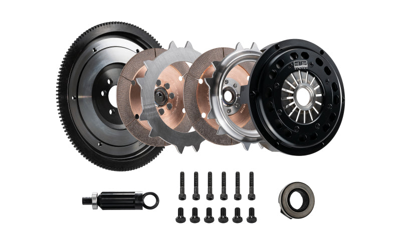 DKM Clutch VW Beetle/Eurovan/Golf/Jetta/Passat 2.0L TDI Ceramic Twin Disc MR Clutch Kit w/Flywheel MR-034-141 MR-034-141 Photo - Primary