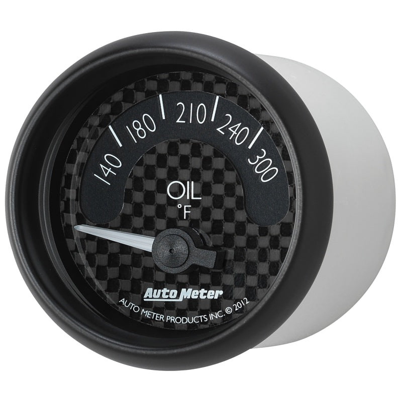 Autometer GT Series 52mm Short Sweep Electronic 140-300 Deg F Oil Temperature 8048 8048 User 2