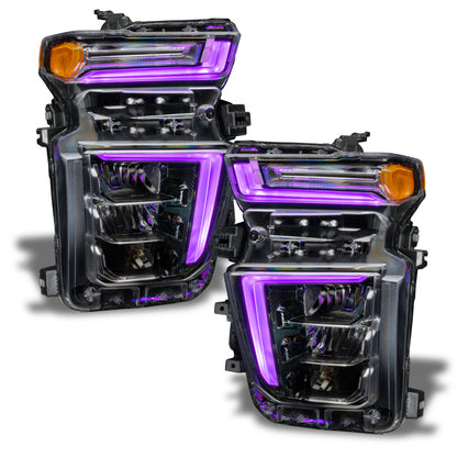 ORACLE Lighting Oracle 20-21 Chevy Silverado HD 2500 RGB+W Headlight DRL Upgrade Kit - ColorSHIFT w/o Controller 1452-334 1452-334 Photo - Close Up