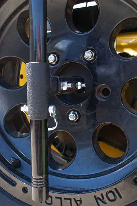 Fishbone Offroad Spare Tire Flag Mount FB21289 FB21289 Photo - lifestyle view
