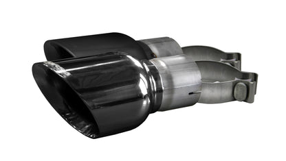 Corsa Performance 15-17 Ford Mustang GT 3.0in Inlet / 4.5in Outlet Black PVD Tip 14346BLK Photo - Primary