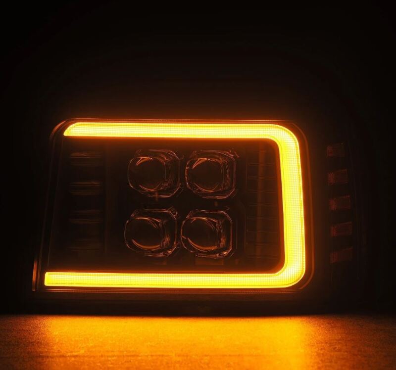 AlphaRex 92-96 Ford F-Series/Bronco NOVA-Series LED Proj Headlight Bk w/Actv Light SeqSig & SBDRL 880299 880299 User 4