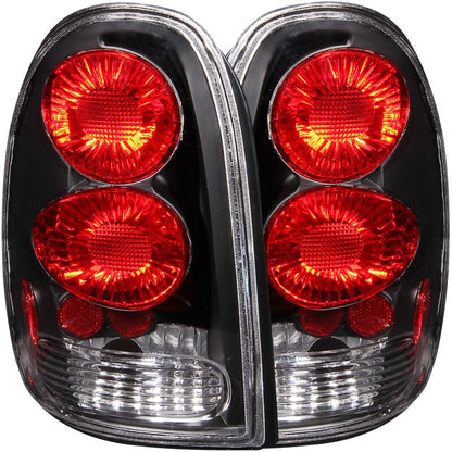 Anzo 1996-2000 Chrysler Voyager Taillights Black 211039 Photo - Primary
