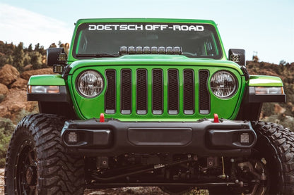 Rigid Industries 2018 Jeep Wrangler JL Adapt Hood Mount Fits 20" Adapt 41665 41665 Photo - Mounted