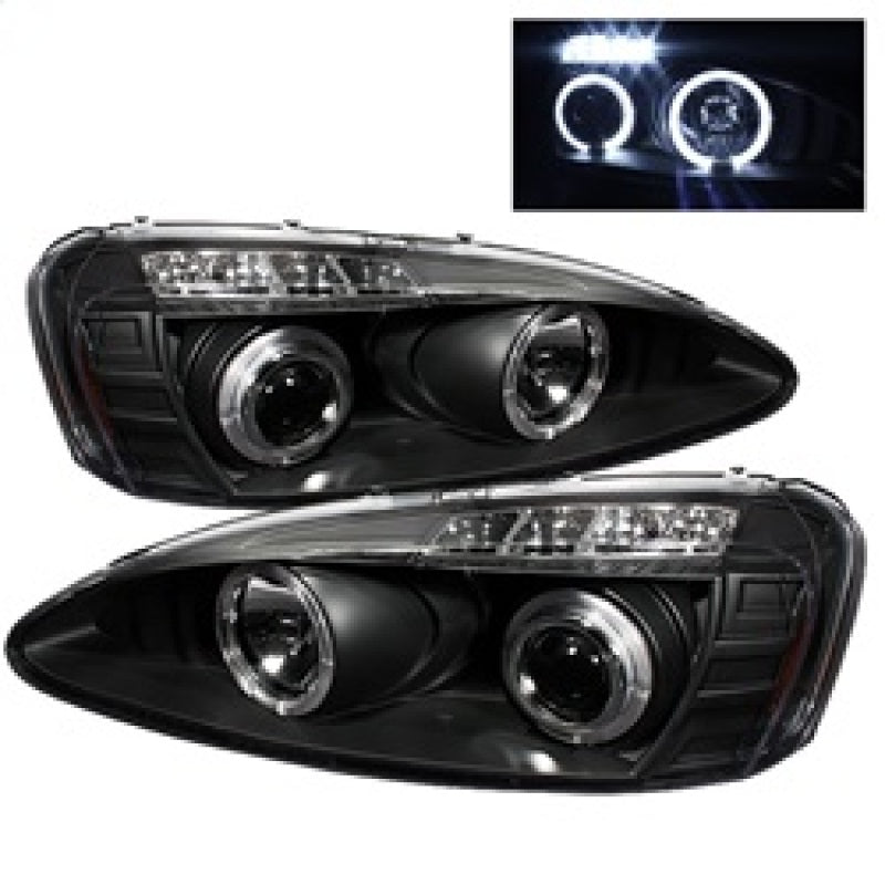 Spyder Pontiac Grand Prix 04-08 Projector Headlights LED Halo LED Blk PRO-YD-PGP04-HL-BK 5011664 5011664 Photo - Primary