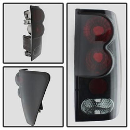 Spyder Nissan Titan 04-14 Euro Style Tail Lights Black Smoke ALT-YD-NTI04-BSM 5078223 5078223 Photo - Unmounted