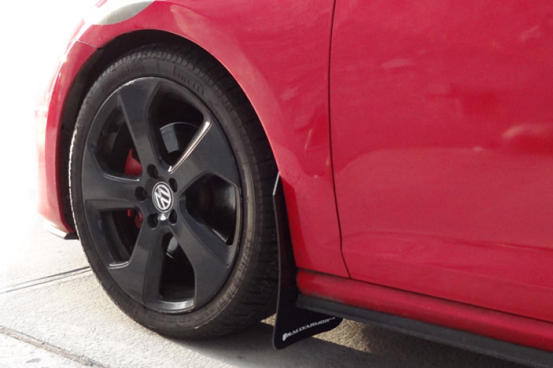 Rally Armor 2015+ MKVII VW Golf/GTI/TSI/SPORTWAGEN/ALLTRACK Mud Flaps Silver Logo 0UP44 MF37-UR-BLK/SIL User 4