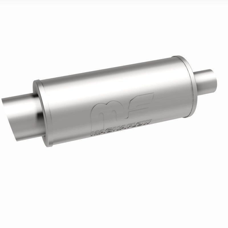 MagnaFlow 6" Round Center/Center Performance Muffler With Tip 14821 360 Degree Image Set