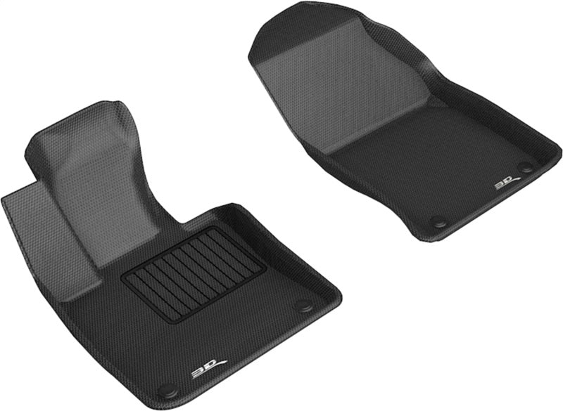 3D MAXpider 19-21 Volvo S60 / V60 / 20-21 V60 Cross Country Kagu 1st Row Floormats - Black L1VV03511509 L1VV03511509 Photo - Primary