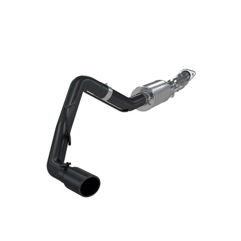 MBRP 11-14 Ford F150 3in Cat Back Single Side Exit Black Coated Exhaust Sys S5230BLK Photo - Primary