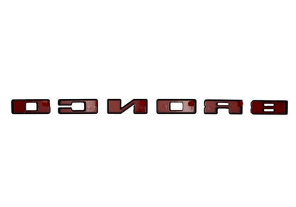 Ford Racing 2021+ Bronco Grille Lettering Overlay Kit - Black M-1447-BLMB M-1447-BLMB Photo - Unmounted