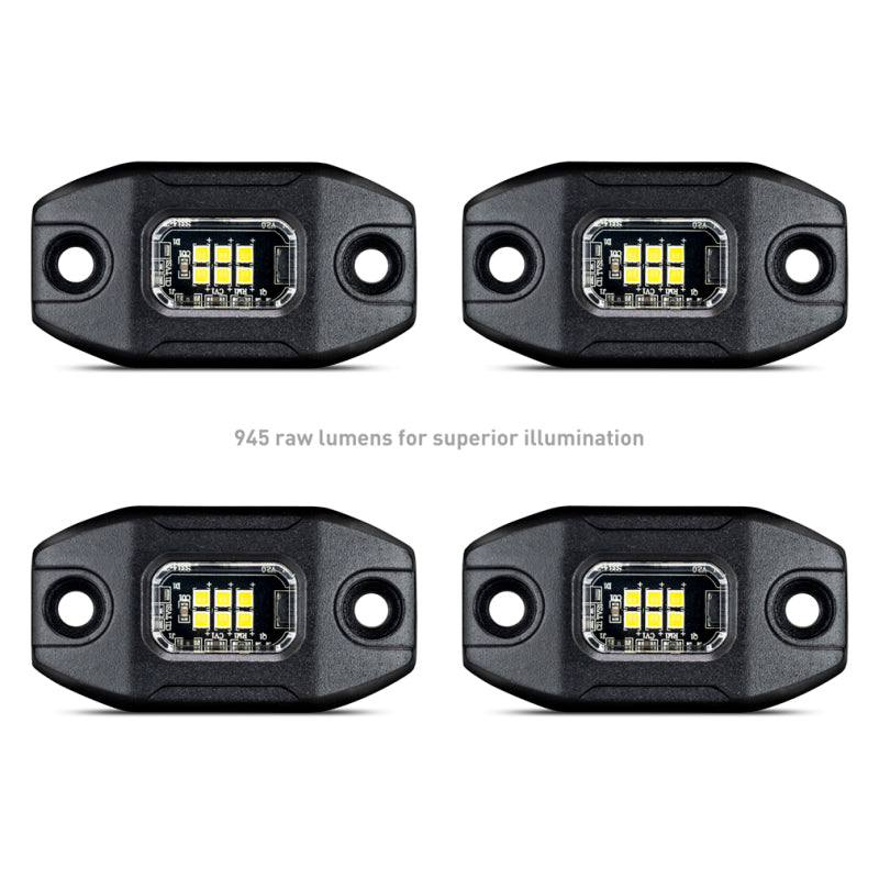 Borne Off-Road Rock Light (Kit of 4) Short Harness BNLT-RL-4A BNLT-RL-4A Photo - Primary