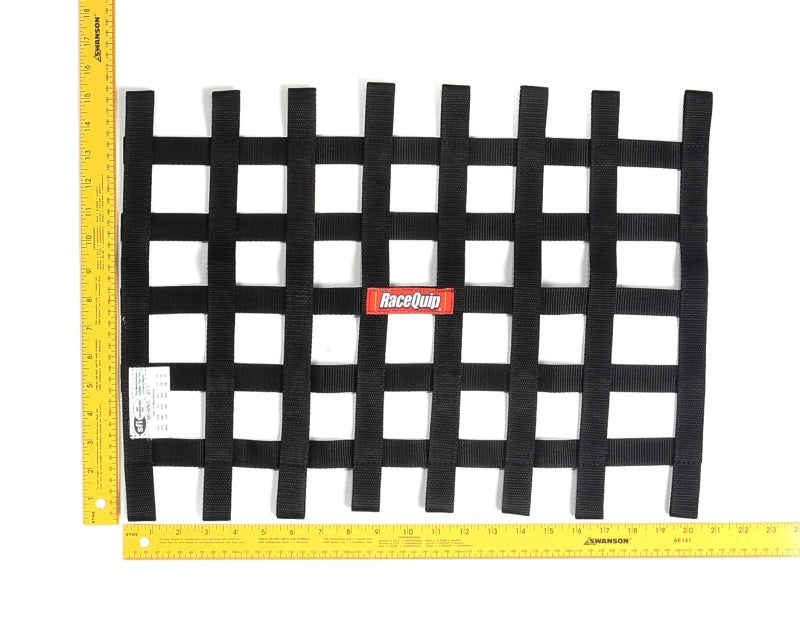 Racequip 15 X 21 SFI Ribbon Net  Black 726002 Photo - Primary