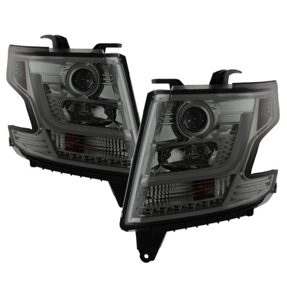 Spyder Chevy Tahoe / Suburban 2015 -2016 Projector Headlights - DRL LED - Smoke PRO-YD-CTA15-DRL-SM 5082558 5082558 Photo - Primary