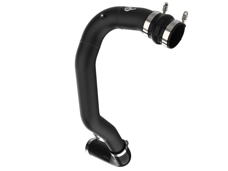 aFe 08-10 Ford Trucks V8-6.4L (td) BladeRunner 3 IN Aluminum Hot Charge Pipe - Black 46-20079-B 46-20079-B Photo - Primary