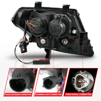ANZO 09-20 Nissan Frontier Projector Headlights | Sequential & Switchback LED DRL 111597 User 4