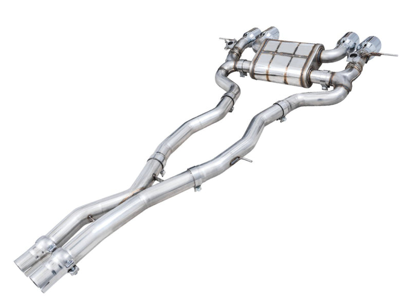AWE Tuning AWE SwitchPath Catback Exhaust for BMW G8X M3/M4 - Chrome Silver Tips 3025-43480 3025-43480 Photo - out of package