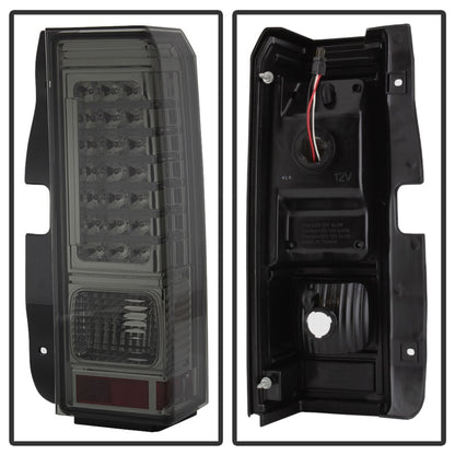 SPYDER Xtune Hummer H3 06-09 ( Non H3T ) LED Tail Lights Smoke ALT-ON-HH306-LED-SM 5013064 5013064 Photo - Unmounted