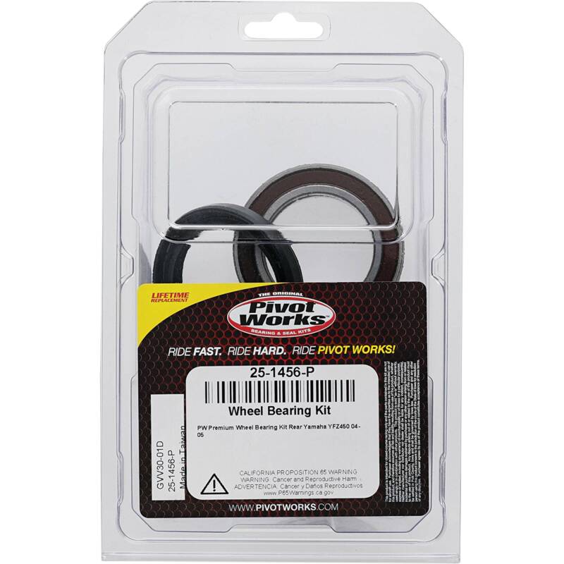 Pivot Works Yamaha Wheel Bearing Kit Premium Bearings 25-1456-P 25-1456-P Photo - Primary