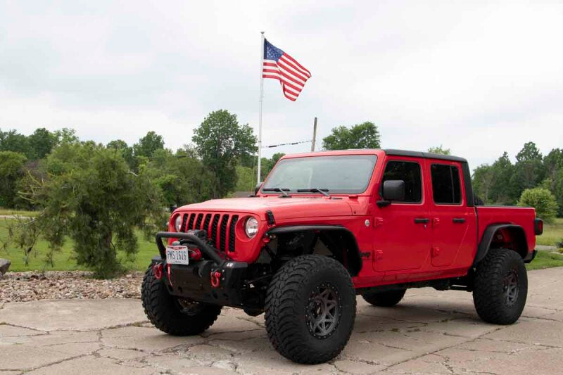 Fishbone Offroad 2018+ Jeep JL/Gladiator Wrangler JL/Gladiator Front Winch Bumper - Black Powdercoat FB22178 FB22178 Photo - lifestyle view
