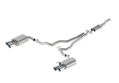 Ford Racing 2024 Mustang 2.3L Extreme Non-Active Cat-Back Exhaust w/GT Valance - Chrome Tip M-5200-M2ECV M-5200-M2ECV User 1