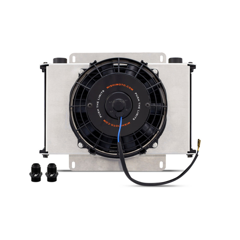 Mishimoto Universal Oil Cooler Kit 25-Row Cooler and 1x 8in Fan MMOC-25-K MMOC-25-K Photo - Primary