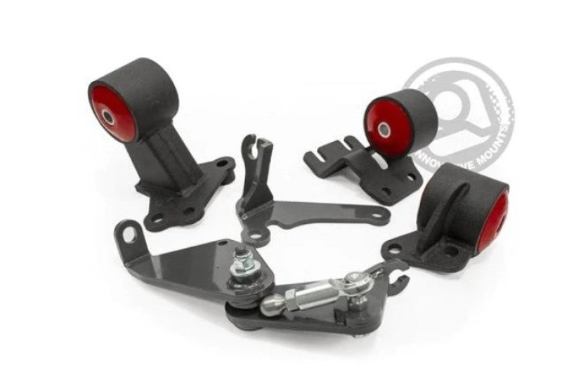 Innovative 90-93 Integra B-Series Black Steel Mounts 85A Bushings (Auto to Manual Hydro Actuator) 49355-85A 49355-85A User 1